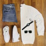 3-Piece Combo with Pant, Tshirt, and Shoes for Effortless Style