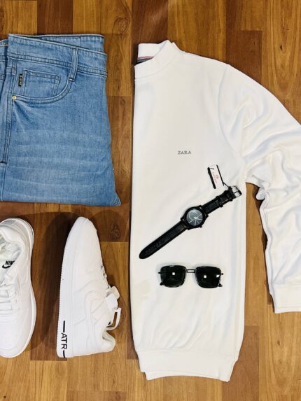 3-Piece Combo with Pant, Tshirt, and Shoes for Effortless Style