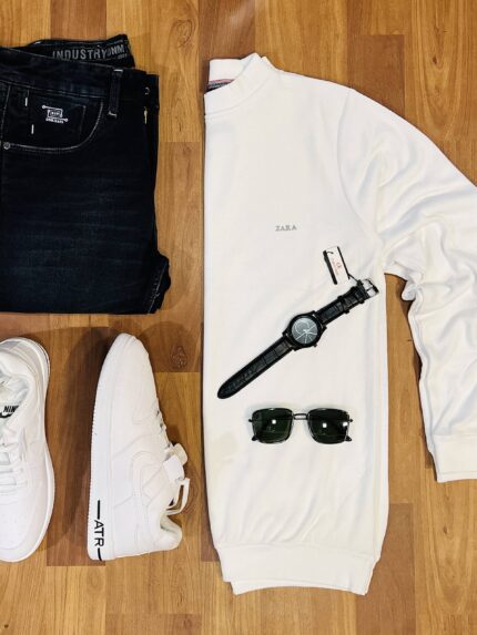 3-Piece Combo with Pant, Tshirt, and Shoes for Effortless Style