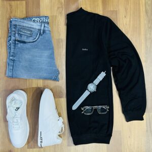 3-Piece Combo with Pant, Tshirt, and Shoes for Effortless Style