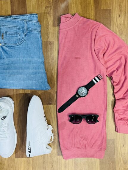 3-Piece Combo with Pant, Tshirt, and Shoes for Effortless Style