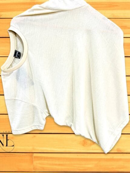 Classic Cream Plain Half T-Shirt for Men Premium Cotton