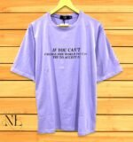 Oversized Lavender T-Shirt for Men