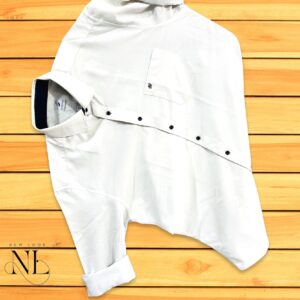 White Plain Shirt for Men