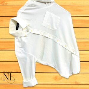 White Plain Shirt for Men