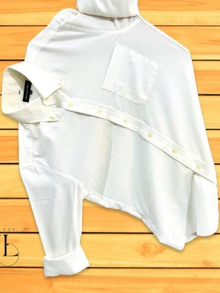 White Plain Shirt for Men