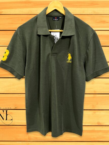 Green Polo Tshirt For Men