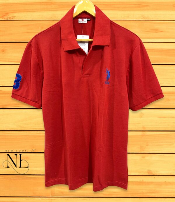 Red Polo Tshirt For Men