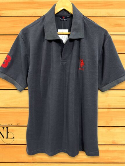 Grey Polo Tshirt For Men