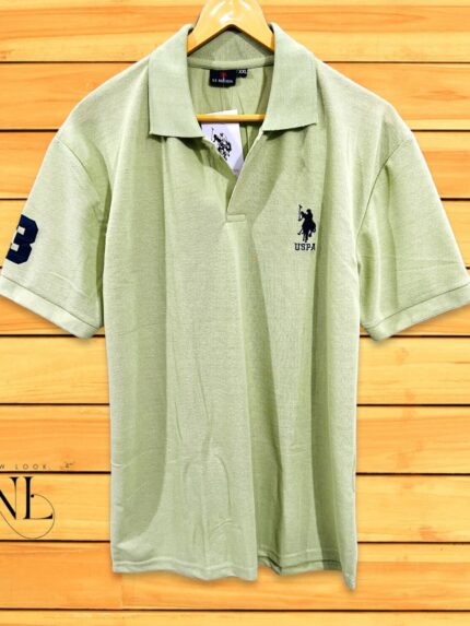 Green Polo Tshirt For Men