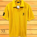 Yellow Polo Tshirt For Men