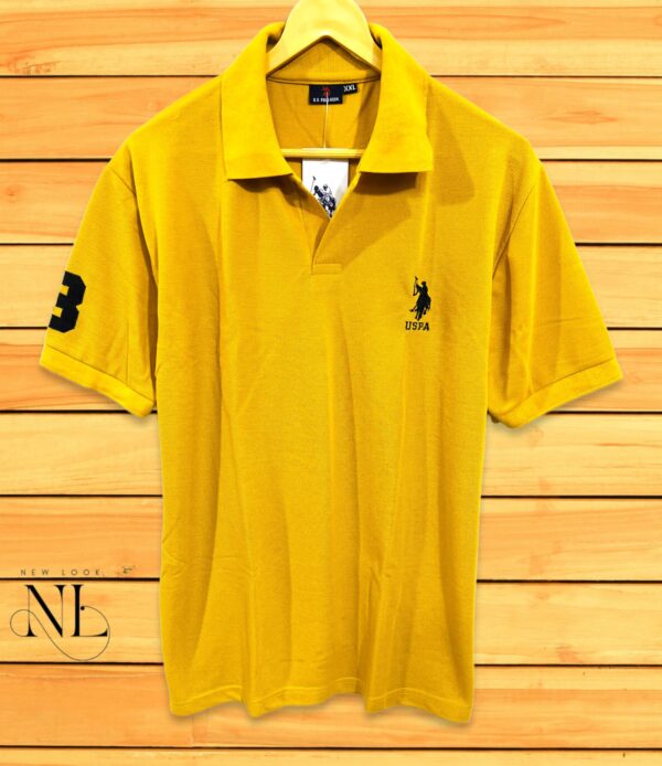 Yellow Polo Tshirt For Men