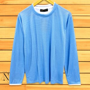 Blue Full Tshirt For Men