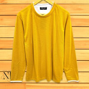 Yellow Full Tshirt For Men