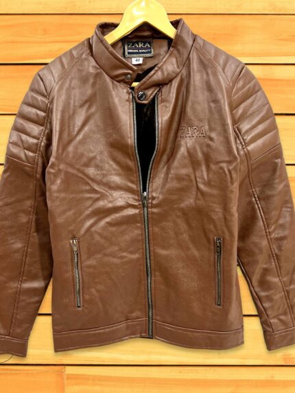 Brown Leather Jacket For Men