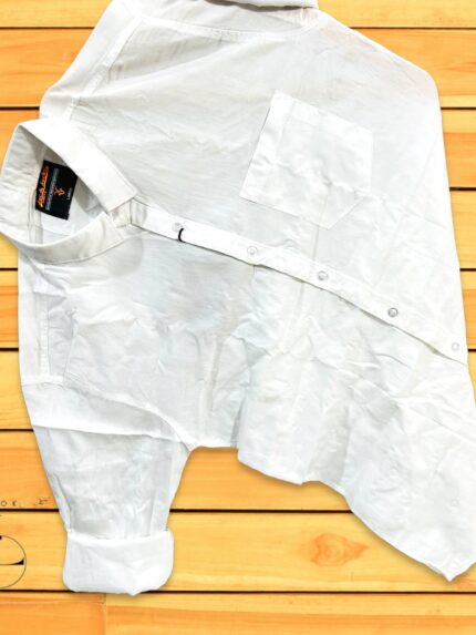 White Plain Shirt For Men