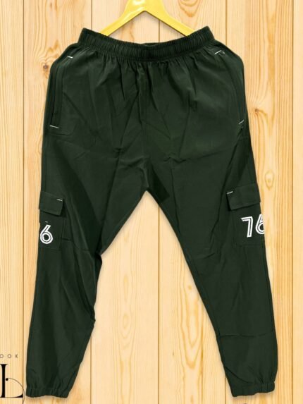 Stylish Dark Green Cargo Pants for Men – Premium