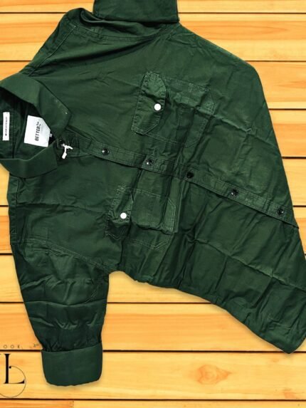 Best Classic Dark Green Double Pocket Shirt Smart & Versatile