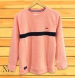 Pink Popcorn Plain T-Shirt Trendy Casual Wear