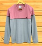 Pink Stripe Full T-Shirt for Men Stylish Striped Design