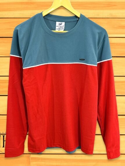 Grey Stripe Full T-Shirt for Men Classic Striped Design