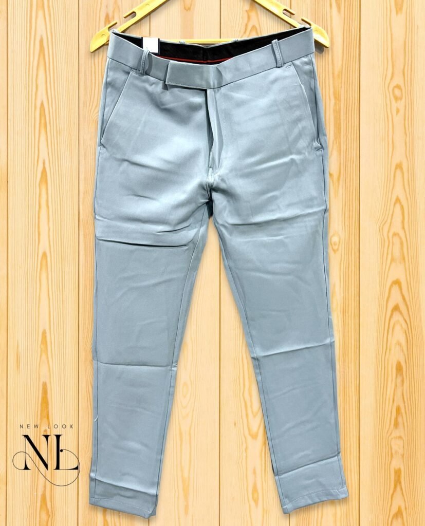 Cotton Trendy Sky Blue Pant for Men & Stylish Regular Fit