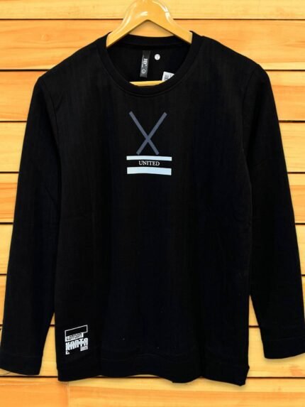 Men's Black Plain T-Shirt Classic Wardrobe Essential