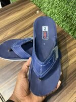 Dark Blue Imported Slippers for Men Memory Foam Comfort