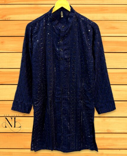 Chikankari Kurta For Men