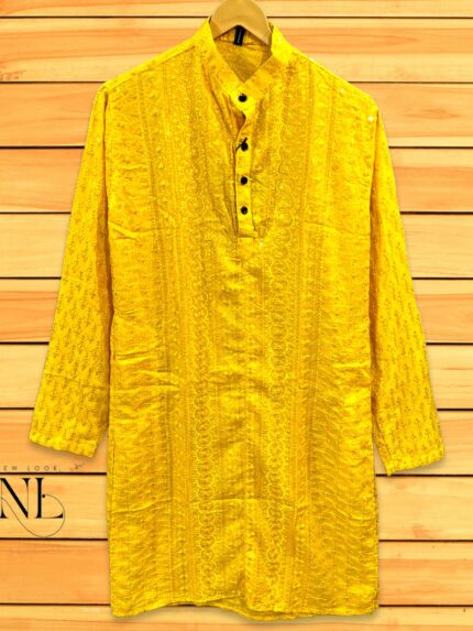 Chikankari Kurta For Men