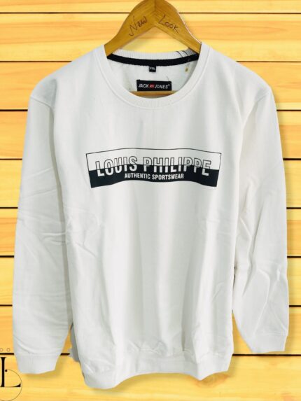 White Sweatshirt for Men