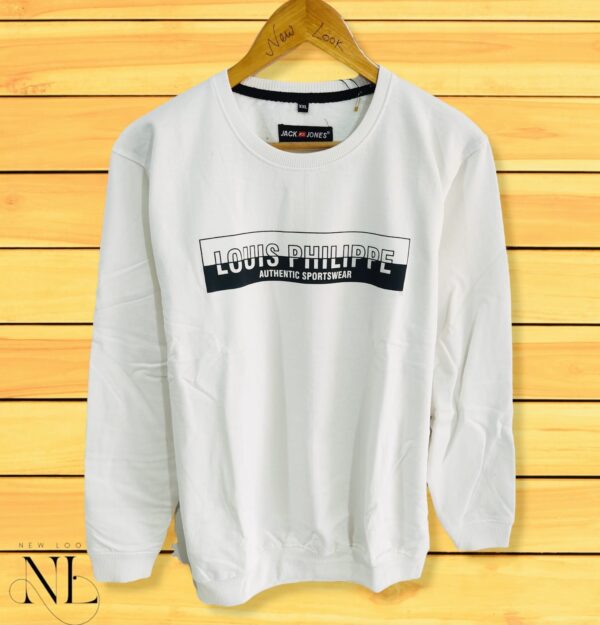 White Sweatshirt for Men