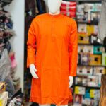 Orange Kurta Pajama For Men