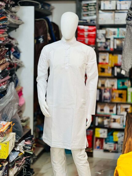 White Kurta Pajama For Men