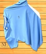 Men's Sky Blue Sport Half T-Shirt – Breathable Quick-Dry Fabric