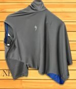 Men's Lite Grey Sport Half T-Shirt - Quick-Dry Fabric