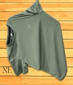 Men's Lite Green Sport Half T-Shirt Muscle Fit Workout Tee