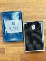Formal Stripe Black Full Shirt & Executive Office Wear