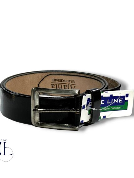 Black Leather Belt For Men