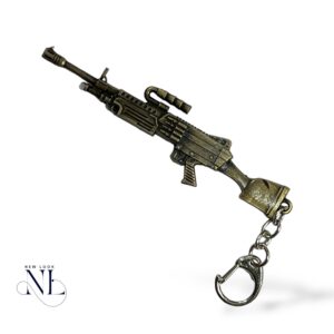 3D Gun Big Keychain Metal