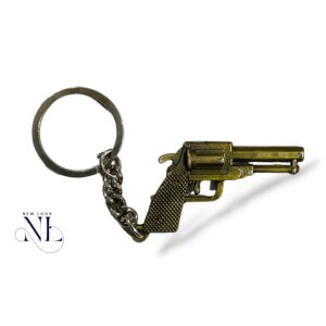 3D Gun Big Keychain Metal