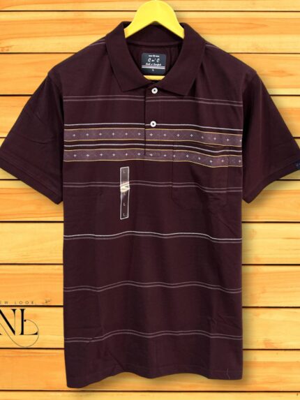 Stripe Polo Tshirt For Men