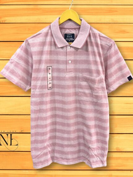 Stripe Polo Tshirt For Men