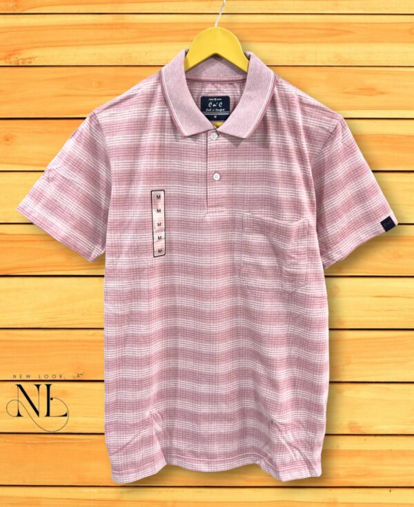 Stripe Polo Tshirt For Men