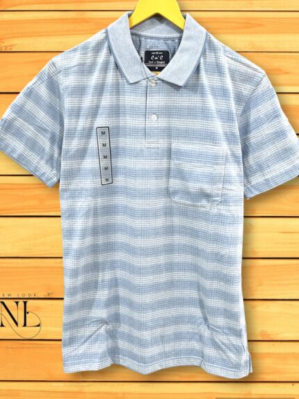 Stripe Polo Tshirt For Men