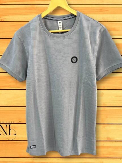 Imported Lite Grey Polo T-Shirt Luxury Minimalist Design