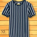 Stripe Half Tshirt For Men