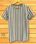 Half Sleeve Cream T-Shirt Trendy Minimalist Style