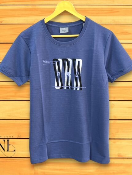 Royal Blue Printed T-Shirt Limited Edition Designs