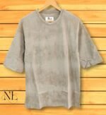 Dark Cream Plain Oversized T-Shirt - Premium Cotton